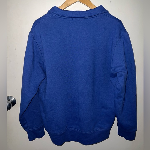 Polo by Ralph Lauren Men’s Quarter Zip Blue Sweater with Pockets - Picture 2 of 10